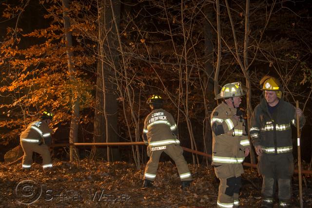 Woods Fire - Gerloff Rd. - LF Twp. - 11/14/2013